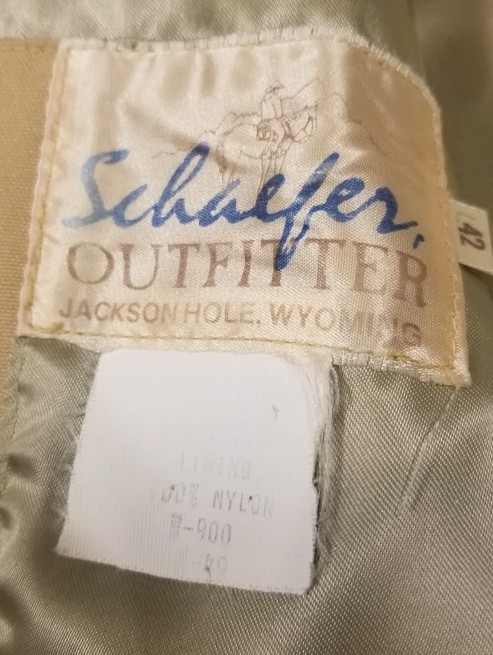 Vintage Schaefer Outfitter Chore Jacket Blazer Mens 42 Canvas Western Ranch